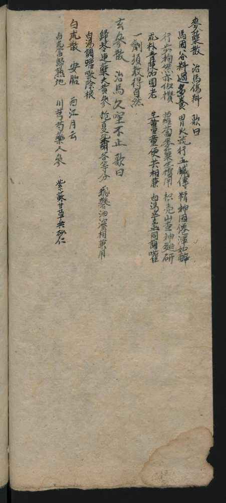 骡马驴各样药方(第18页)