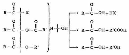 三、酰卤、酸酐、酯的化学性质