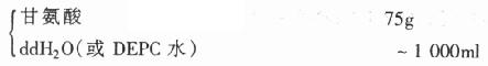 1mol/L甘氨酸