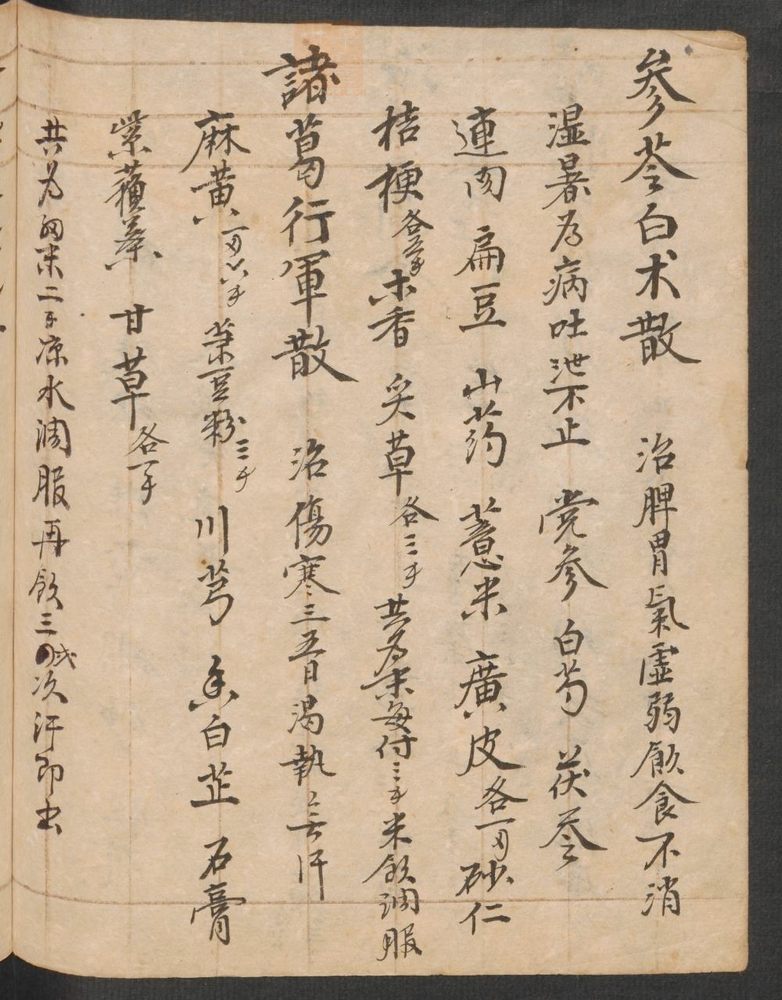 丹字药方本(第114页)