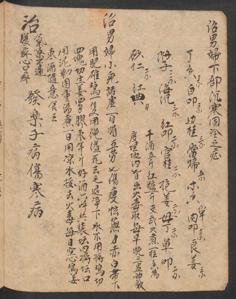 丹字药方本(第150页)