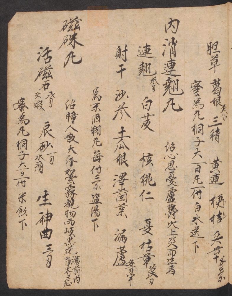 丹字药方本(第155页)