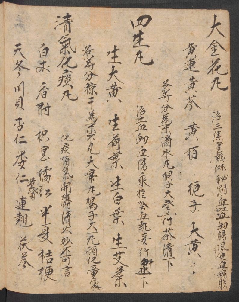 丹字药方本(第158页)