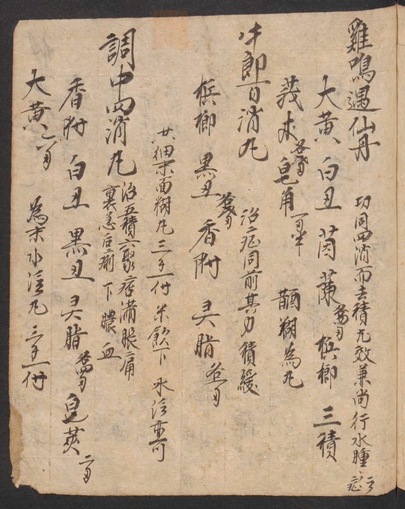 丹字药方本(第177页)