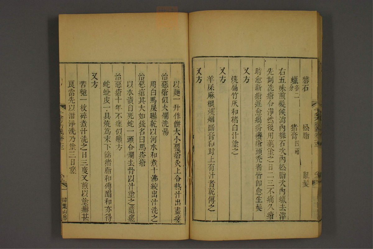 孙眞人千金方衍义(第1822页)
