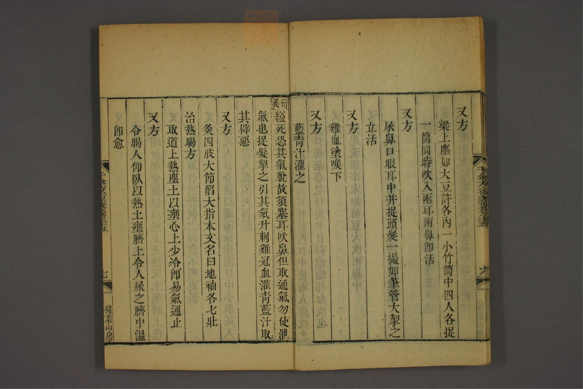 孙眞人千金方衍义(第1964页)